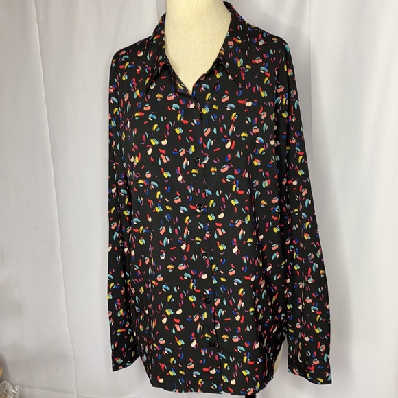 CAbi Ferris Rainbow Confetti Button Down B… - Picture 5 of 9